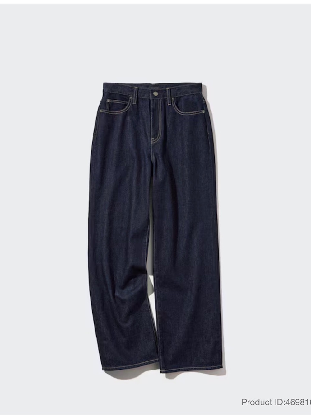Uniqlo Wide-Straight Women's Jeans in Dark Indigo